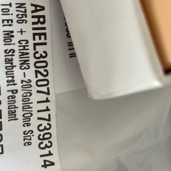 Ariel Gordon Toi Et Moi Starburst Pendant NWT - Picture 7 of 7